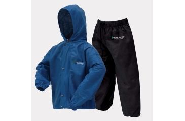 Image of Frogg Toggs Polly Woggs Kid Suit, Blueberry, 112LG