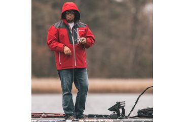 Image of Frogg Toggs Rockslide Rain Jacket - Mens, Red / Carbon, 2XL, NTRS6701-10012X