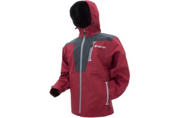 Image of Frogg Toggs Rockslide Rain Jacket - Mens, Red / Carbon, 2XL, NTRS6701-10012X