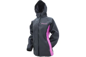 Image of Frogg Toggs StormWatch Rain Jacket - Womens, Black/Pink, 2XL, SW62523-1112X