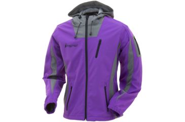 Image of Frogg Toggs Willow Creek Softshell Fleece Jacket - WoMens, Purple/Gray, Small, SF62530-657SM