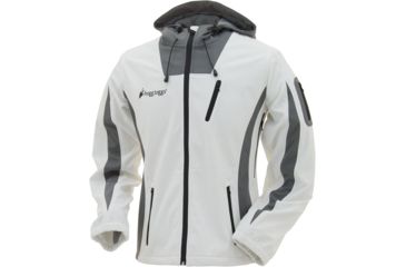 Image of Frogg Toggs Willow Creek Softshell Fleece Jacket - Womens, White/Gray, 3XL, SF62530-3073X