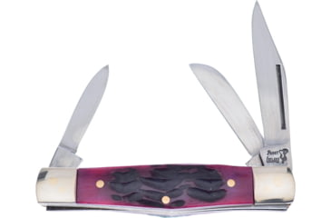 Image of Frost Baby Diamond Back Folding Knife, Red, Red jigged bone handle, 14-632DRWJ