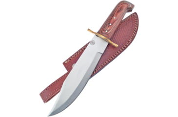 Image of Frost Bowie Chipaway Knife, 9 satin finish stainless blade, Brown pakkawood handle, CW-320BRPW