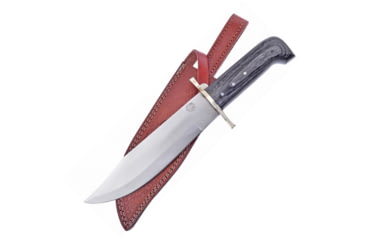 Image of Frost Bowie Chipaway Knife, 9 satin finish stainless clip point blade, Black pakkawood handle, CW-320BPW
