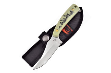 Image of Frost Deer Skinner Knife, 3 satin finish stainless blade, White synthetic handle, OC-534DR