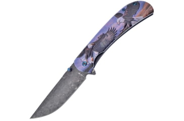 Image of Frost Eagle Linerlock A/O Folding Knife, 3.75 stainless blade, Aluminum handle, BKH-020E/E