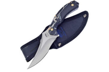 Image of Frost Camo Fixed Blade Knife, 7in Overall, 3.25in, Satin Finish Stainless Blade, Camo ABS Handle, Nylon Sheath, OC-125B/GD