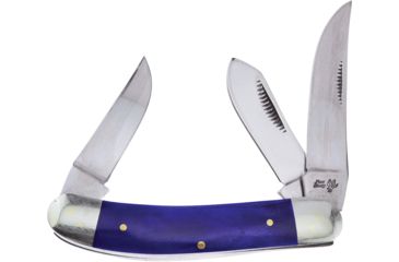Image of Frost Little Cuttin Horse Purple Smo Folding Knife,Stainless Steel,Standard Edge,Mirror Polish F14283PSB