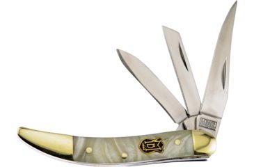 Image of Frost Miller Brothers 3 Blade Peanut Folding Knife,Pearl,Composition Handle FMBS109IP3