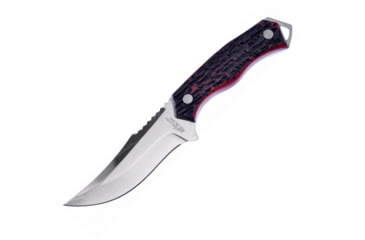 Image of Frost Skinner Red Delrin Knife, 3.5 mirror finish stainless clip point blade, Red Delrin handle, BKH-017STR