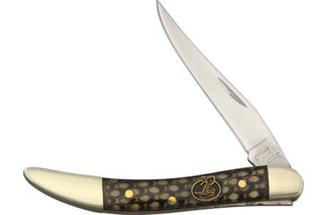 Image of Frost Small Toothpick Cobra Skin Folding Knife,Long Clip,Cobra Snake Skin,Composition Handle FSW109CSS