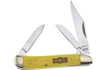 Image of Frost Swayback Uncle Lucky Folding Knife, Banana, Banana smooth bone handle, UL-195BNSB3
