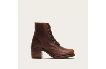 Image of Frye Sabrina 6G Lace Up Boots - Women's, Cognac, Medium, 9.5, 3477029-COG-9.5