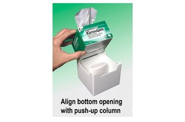 Image of FTR Enterprises Dispenser Kimwipe Push-up Box PUB1A, Unit EA