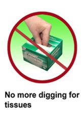 Image of FTR Enterprises Dispenser Kimwipe Push-up Box PUB1A, Unit EA