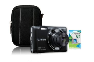 Image of Fujifilm FinePix JX680 Digital Camera Bundle, Black 600012710
