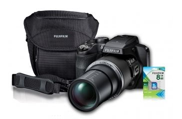 Image of Fujifilm FinePix S8200 Digital Camera Bundle, Black 600012714