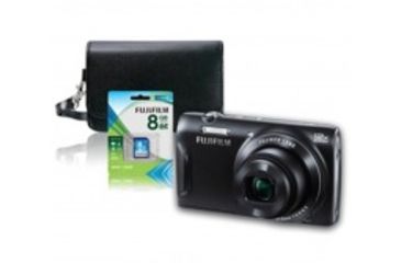 Image of FujiFilm FinePix T555 Camera Bundle, Black 600013932