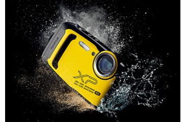 Image of Fujifilm FinePix XP140 Yellow, 16.4 million pixels w/ SD Card, Yellow, 4.1 x 2.6 x 1.0, 600020657