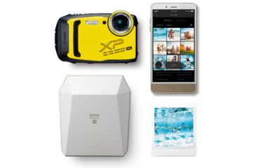 Image of Fujifilm FinePix XP140 Yellow, 16.4 million pixels w/ SD Card, Yellow, 4.1 x 2.6 x 1.0, 600020657