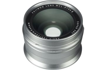 Image of Fujifilm WCL-X100 II Wide Conversion Lens for X100F/X100T/X100S/X100, Silver, Small, 16534716