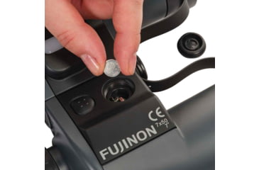 Image of Fujinon Mariner 7x50mm WPC-XL Compass Porro Prism Binoculars with Integrated Compass, Dark Grey, 180mm x 201mm x 76mm, 16366963