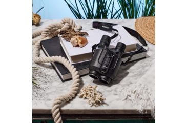 Image of Fujinon Techno-Stabi TS Compact 12x28mm Stabilized Roof Prism Binoculars, Black, 148mm x 109mm x 74mm, 600022986