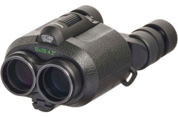 Image of Fujinon Techno-Stabi TS Compact 12x28mm Stabilized Roof Prism Binoculars, Black, 148mm x 109mm x 74mm, 600022986