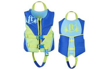 Image of Full Throttle Hinged Rapid-Dry Flex-Back Life Vest - Child 30-50lbs - Blue 73538