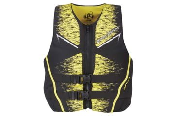 Image of Full Throttle MenS Hinged Rapid-Dry Flex-Back Vest, 36-40 Chest, Yellow, Medium, 142500-300-030-19