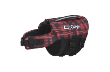 Image of Full Throttle Neoprene Pet Vest, 15-30 Lbs., Red Plaid, Small, 157200-100-020-19