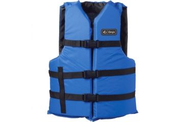 Image of Shed,Full Throttle Universal General Purpose Life Vest, L,3XL Size for Adult, Nylon, Foam, Black, Blue, 103000-500-005-12