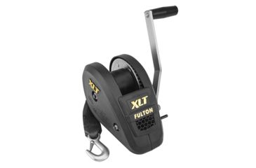 Image of Fulton 1800lb Single Speed Winch w/20' Strap Included - Black Cover 63180