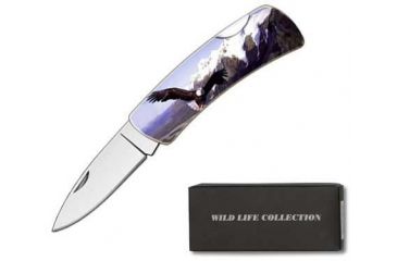 Image of Fury Folder, Eagle Lithograph Handle, Plain FP20704