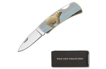 Image of Fury Folder, Polar Bear Lithograph Handle, Plain FP32217