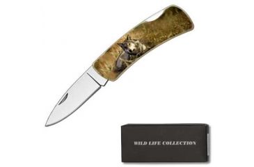 Image of Fury Folder, Wolf Lithograph Handle, Plain FP20705