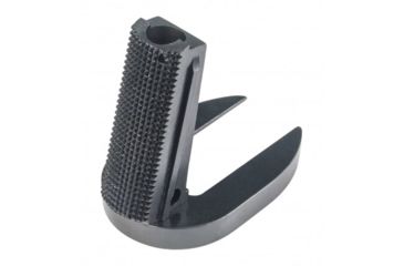 Image of Fusion Firearms 1911 Mag-well Mainspring Housing Officer Checkered, Black, 1911-MSH-27-12