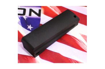 Image of Fusion Firearms 1911 Mainspring Housing Alloy Gov Plain, Black, 1911-MSH-27-21