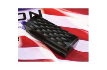 Image of Fusion Firearms 1911 Mainspring Housing Steel Officer Chain Link, Black, 1911-MSH-27-49