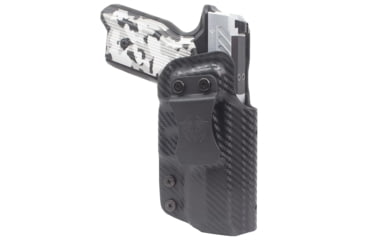 Image of Fusion Firearms XF Pro Holster IWB/OWB Black Boltaron, Belt Clip, Right Hand, QUFUSXFRH