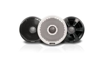 Image of Fusion FR6022 6" Round 2-Way IPX65 Marine Speakers - 200W - Pair w/3 Speaker Grilles Provided 66224