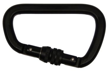Image of Fusion Tacoma Screw Lock Caribiner, Black, FP-9005-SG-BLK