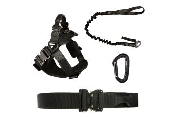 Image of Fusion Trekker Combo Harness And Leash, Black, Small, TK-101-COMBO-S