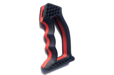 Image of USED Future Forged Vektor Hybrid Grip, AR-15, Carbon Fiber, SG-1 Frame, Red/Carbon Black, VHGSGTT1R, EDEMO1, Condition Parts Only/Salvage, Defective