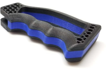 Image of Future Forged Vektor Hybrid Grip, AR-15, Carbon Fiber, SG-1 Frame, Blue/Carbon Black, VHGSGTT1B