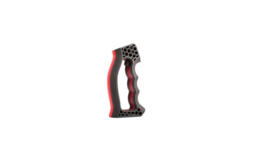 Image of Future Forged Vektor Hybrid Grip, AR-15, Carbon Fiber, SG-2 Frame, Red/Carbon Black, VHGSGTT2R