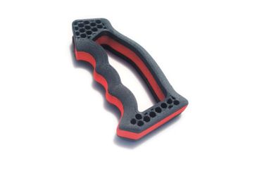 Image of Future Forged Vektor Hybrid Grip, AR-15, Carbon Fiber, SG-2 Frame, Red/Carbon Black, VHGSGTT2R