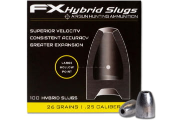 Image of FX Hollow-Point Hybrid Slug, .25 Caliber, 26 Grain, 100 Rounds, FXHS917428
