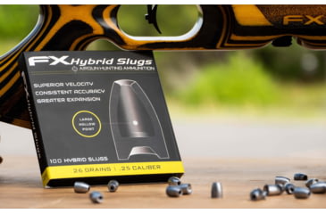 Image of FX Hollow-Point Hybrid Slug, .25 Caliber, 26 Grain, 100 Rounds, FXHS917428